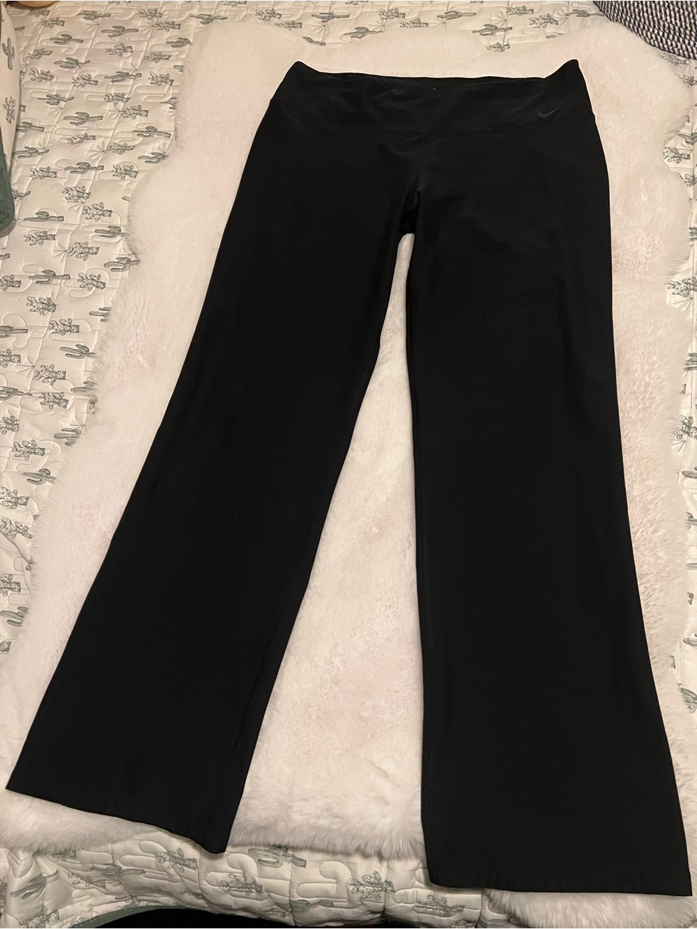 Nike Black Wide-Leg Athletic Pants